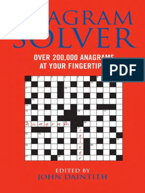 Anagram solver