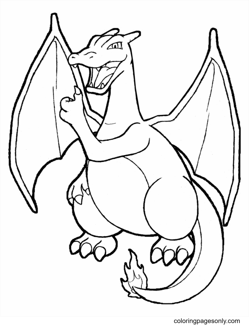 Charizard coloring pages