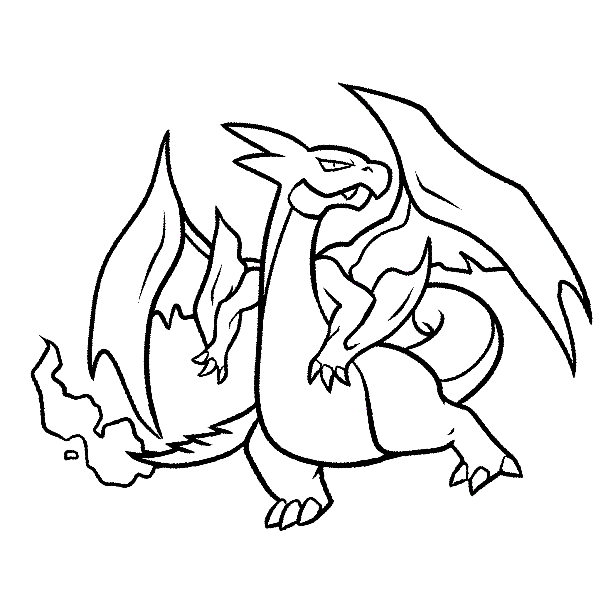 Charizard coloring page