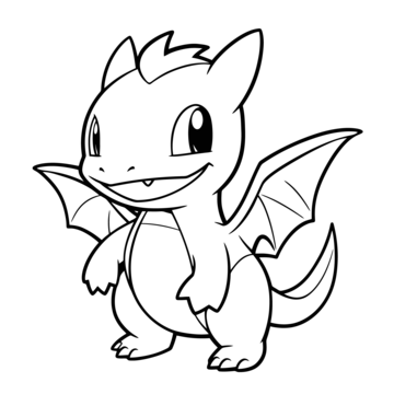 Charizard outline png transparent images free download vector files