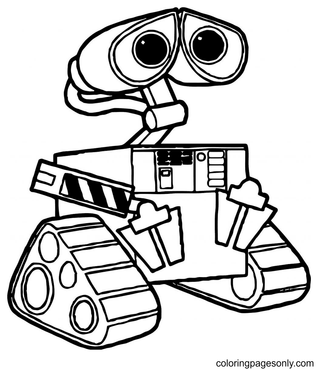 Robot coloring pages printable for free download