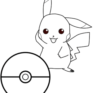 Pikachu coloring pages printable for free download