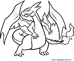 Free collection of charizard coloring pages for kids