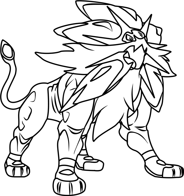 Legendary pokemon coloring pages