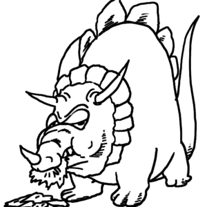 Triceratops coloring pages printable for free download