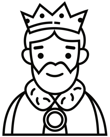 King coloring page free printable coloring pages