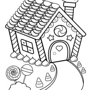 Candy coloring pages printable for free download