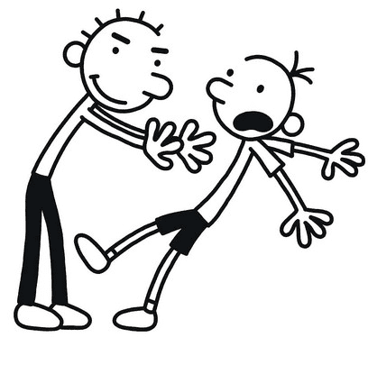 Diary of a wimpy kid coloring pages printable for free download
