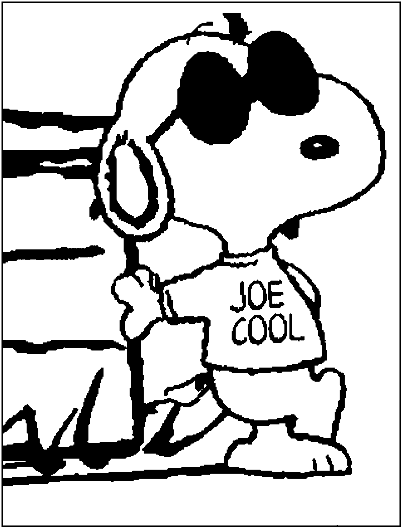 Snoopy coloring pages