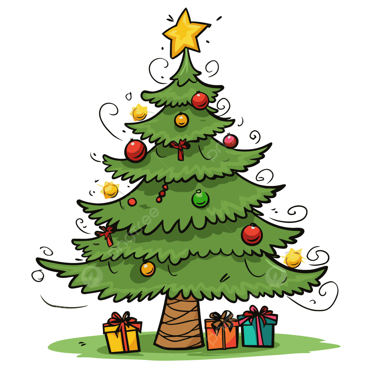 Brown christmas vector art png images free download on