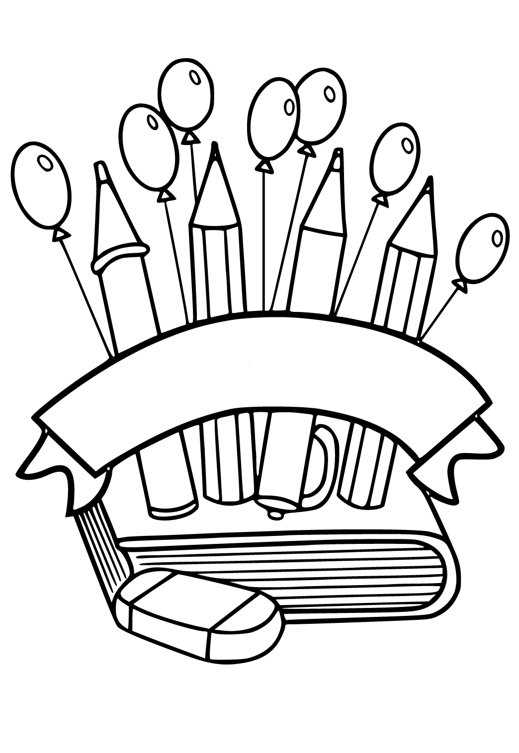 Free printable september school coloring page for adults and kids