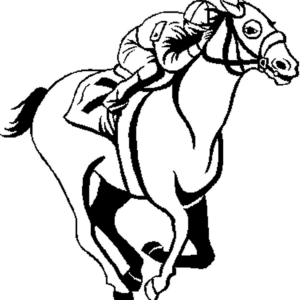 Equestrian sports coloring pages printable for free download