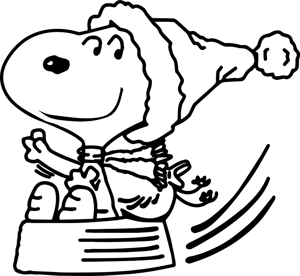 Charlie brown christmas coloring pages