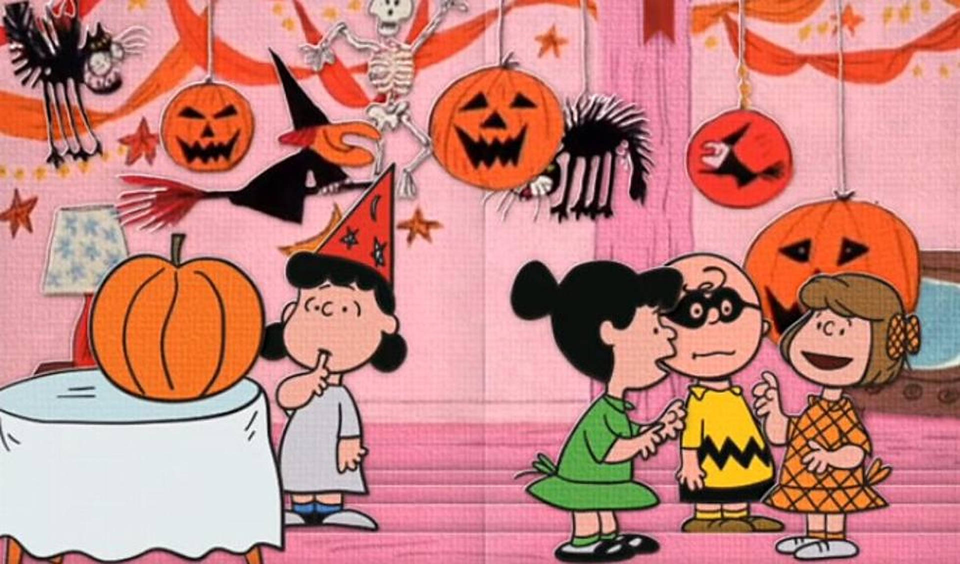 Download charlie brown halloween illustration wallpaper