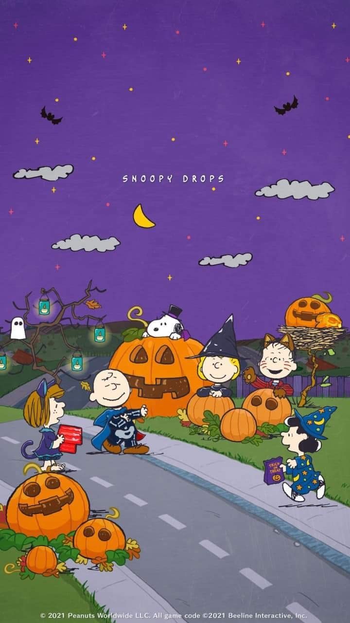 Pin by elaine on snoopy snoopy wallpaper snoopy halloween halloween wallpaper iphone