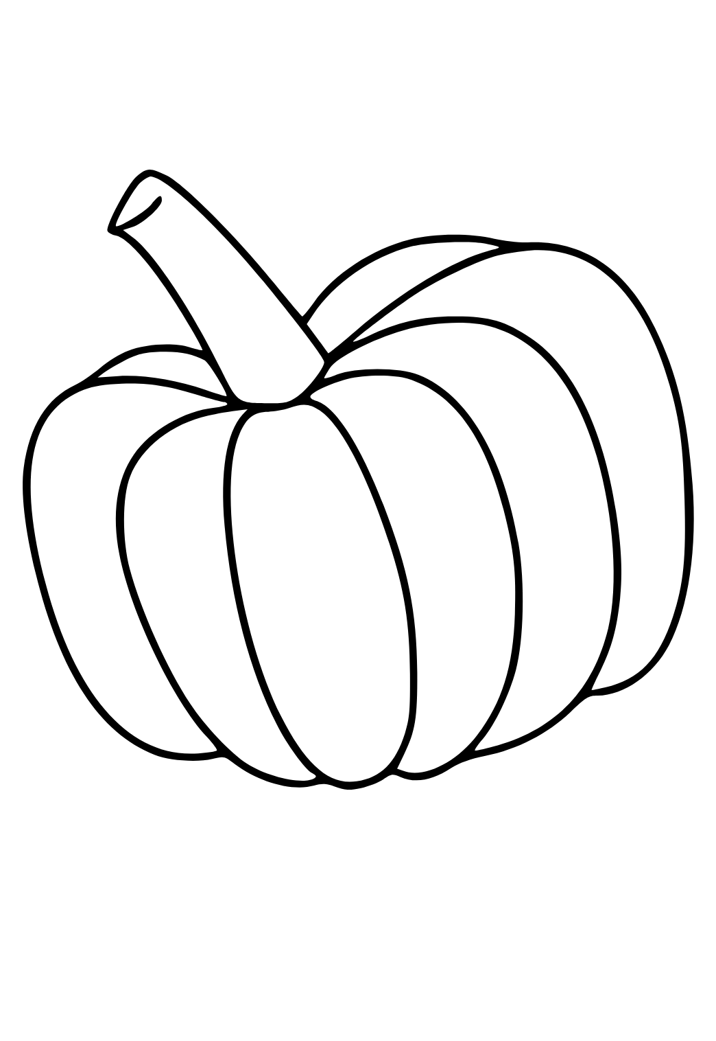 Free printable pumpkin easy coloring page sheet and picture for adults and kids girls and boys