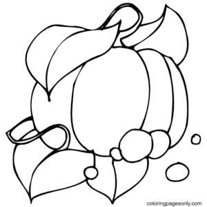 Pumpkin coloring pages printable for free download