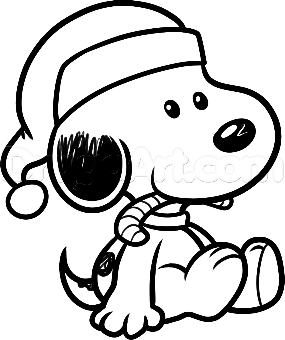 Christmas coloring pages christmas drawing snoopy christmas