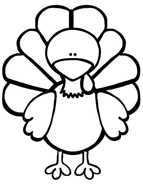 Turkey coloring pages printable for free download