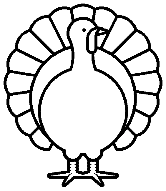 Turkey coloring pages printable for free download