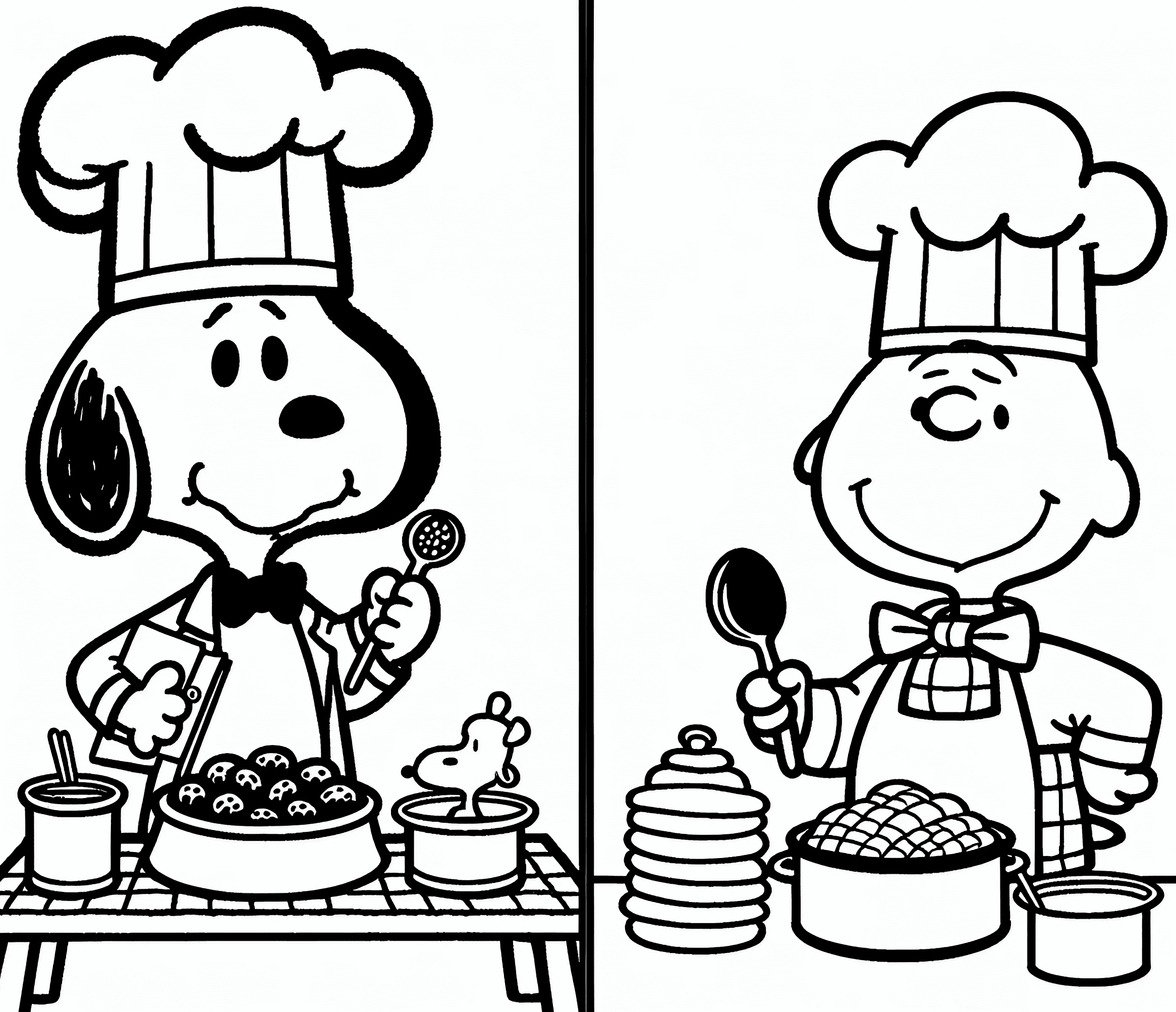 Snoopy coloring pages for free printable