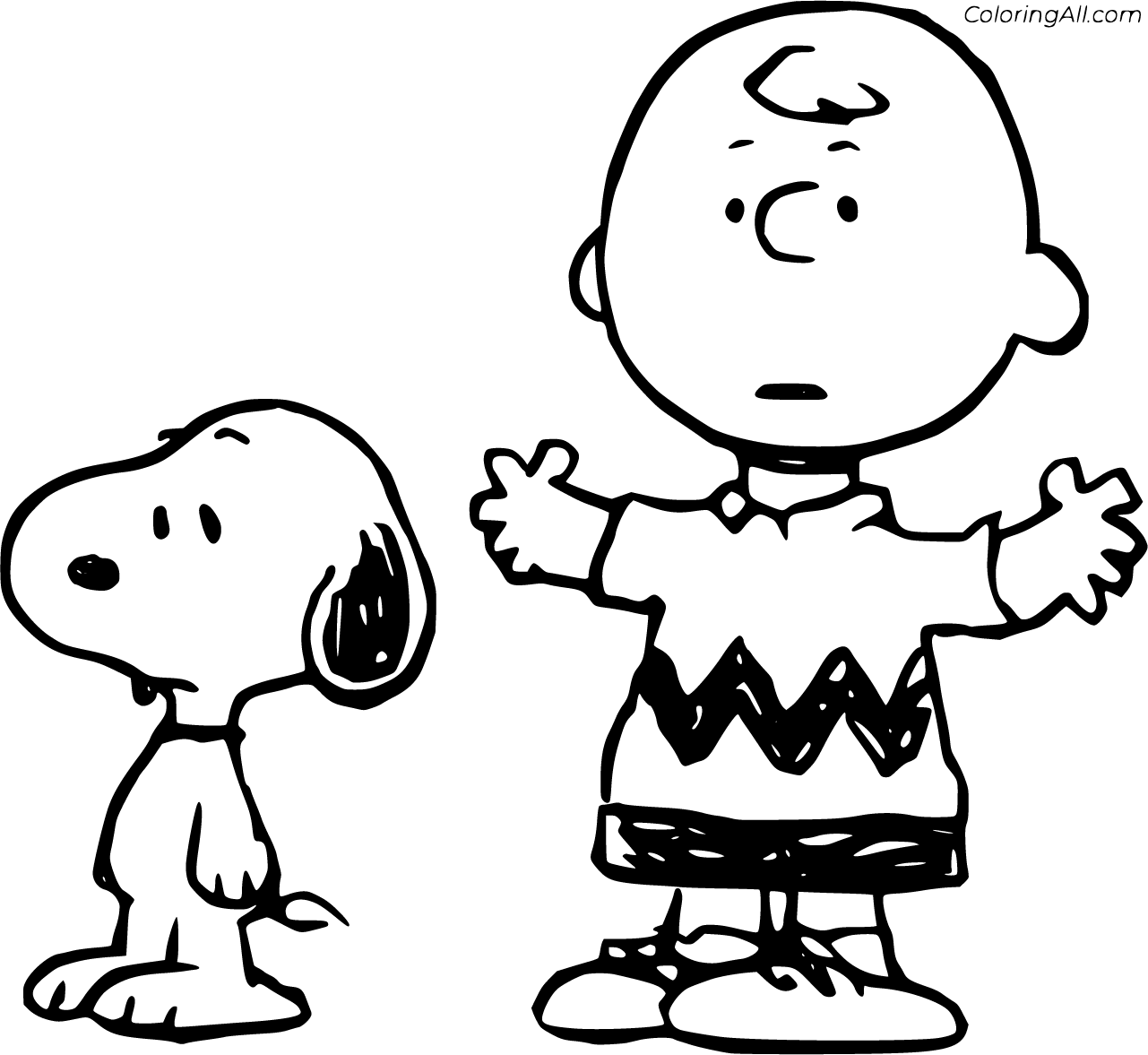 Peanuts coloring pages