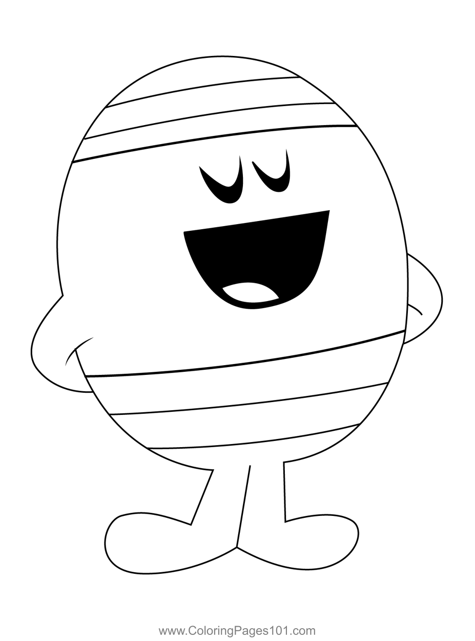 Mr men coloring page for kids