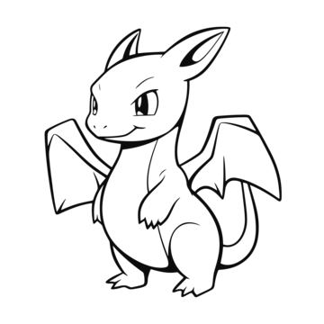 Charizard outline png transparent images free download vector files