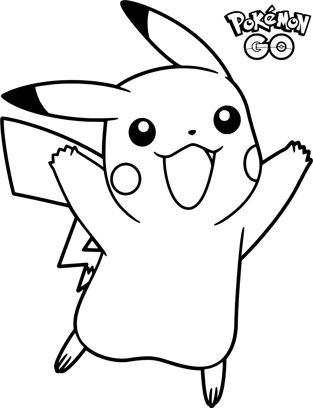 Pokemon go coloring pages