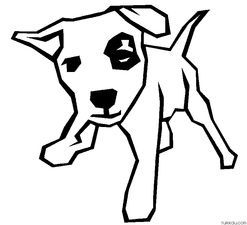 Free puppy coloring page