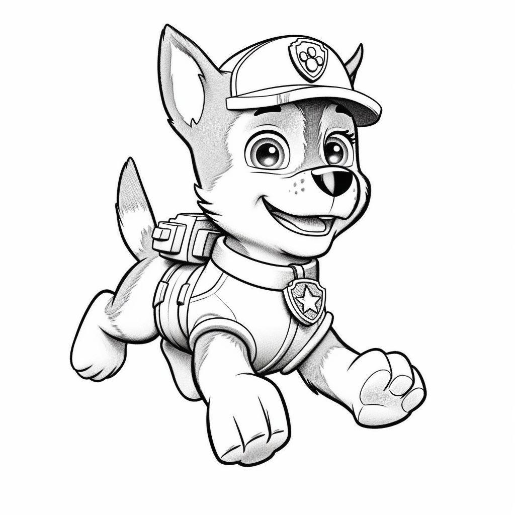 Free printable paw patrol coloring pages