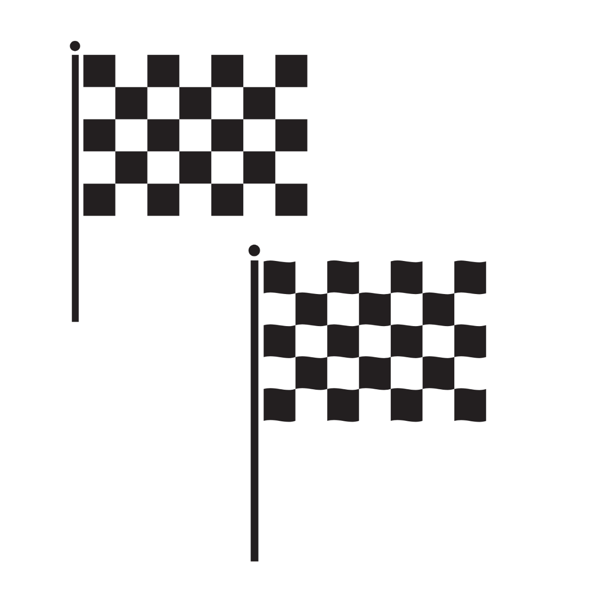 Free checkered flag vector s examples