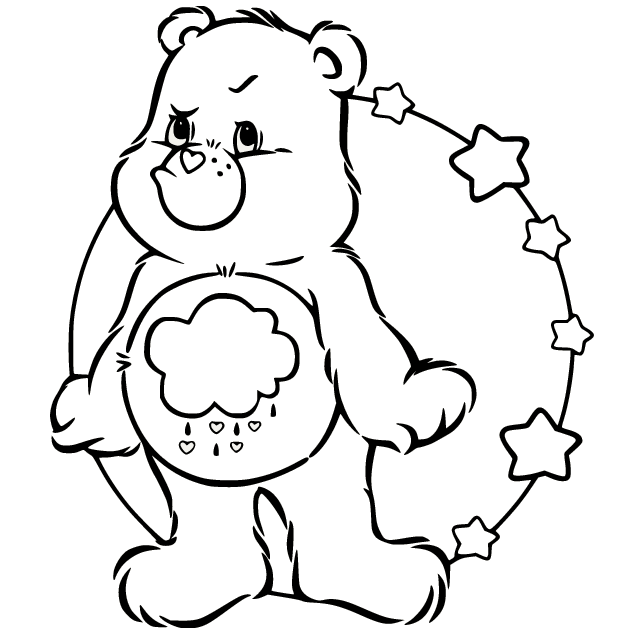 Care bears coloring pages