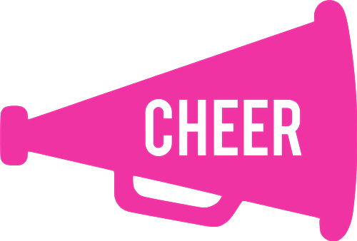 Megaphone cheer svg cut file at