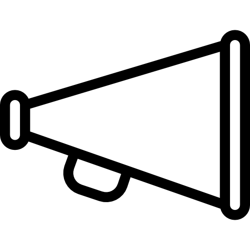 Megaphone icon for free download