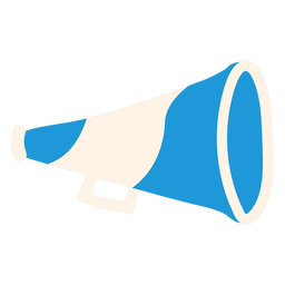 Cheerleading megaphone flat png svg design for t