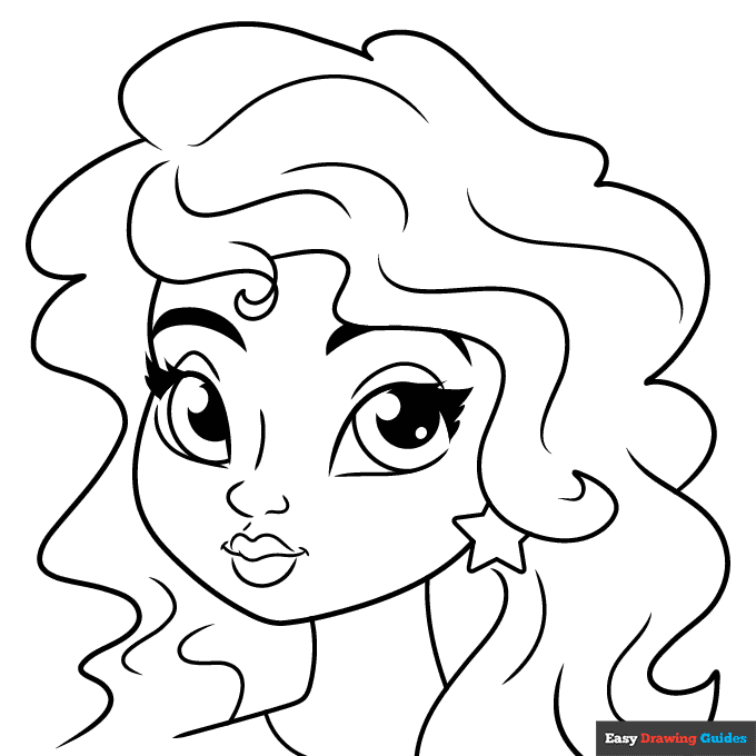 Free printable girls coloring pages for kids