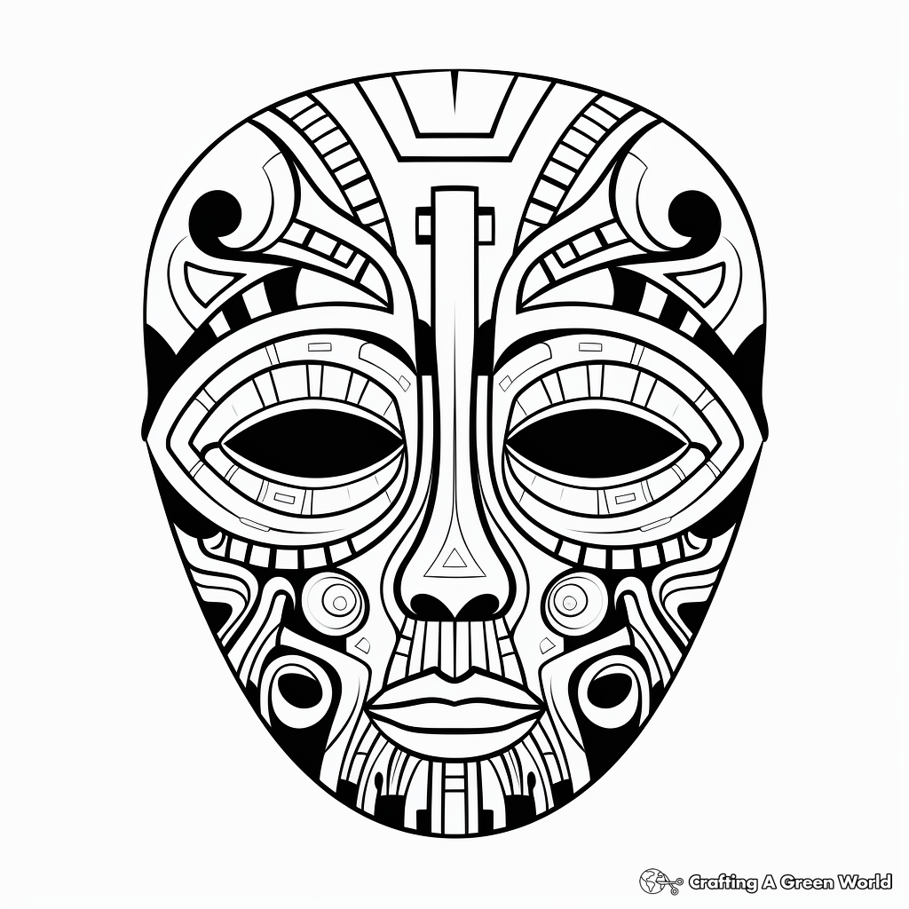 Masquerade coloring pages