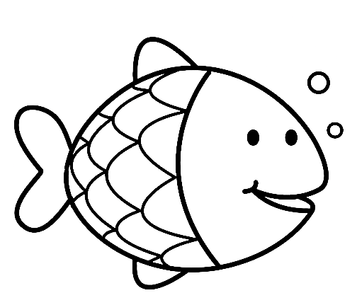 Rainbow fish coloring pages printable for free download