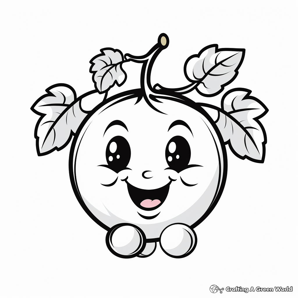 Fruit coloring pages