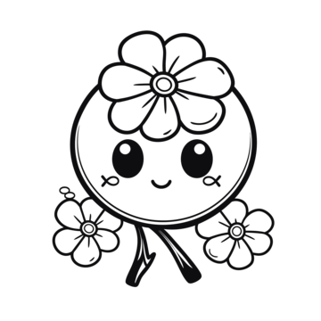 Coloring page cherry blossoms png transparent images free download vector files