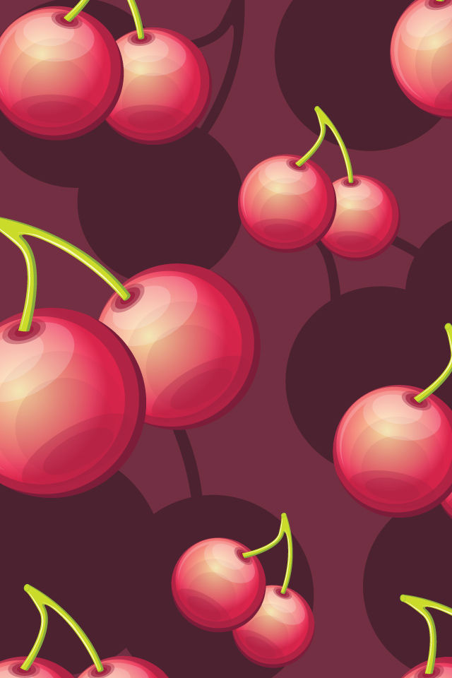 Cherries iphone background by ciara