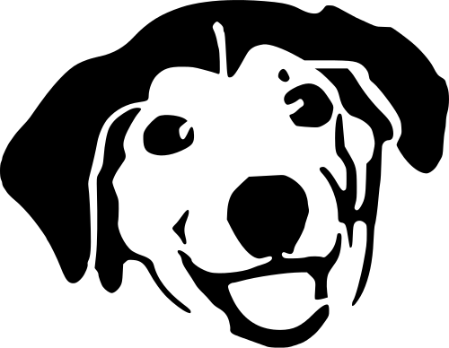 Free dog coloring page clipart pages of public domain clip art