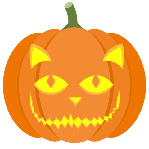 Cheshire cat smile pumpkin stencil free printable papercraft templates