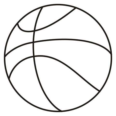 Basketball coloring page free printable coloring pages