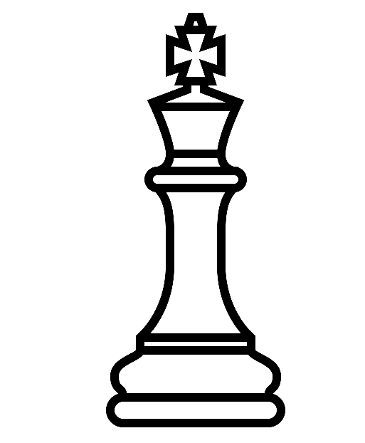 Chess coloring pages