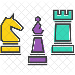 Chess set icons