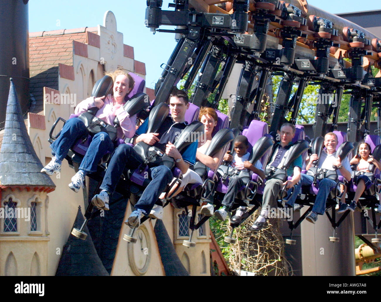 Vampire roller coaster ride chessington hi