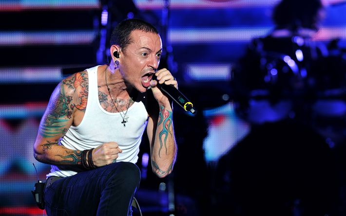 Download wallpapers chter bennington linkin park vocalist rock concert american singer for dktop free pictur for dktop free chter bennington ex frau linkin park