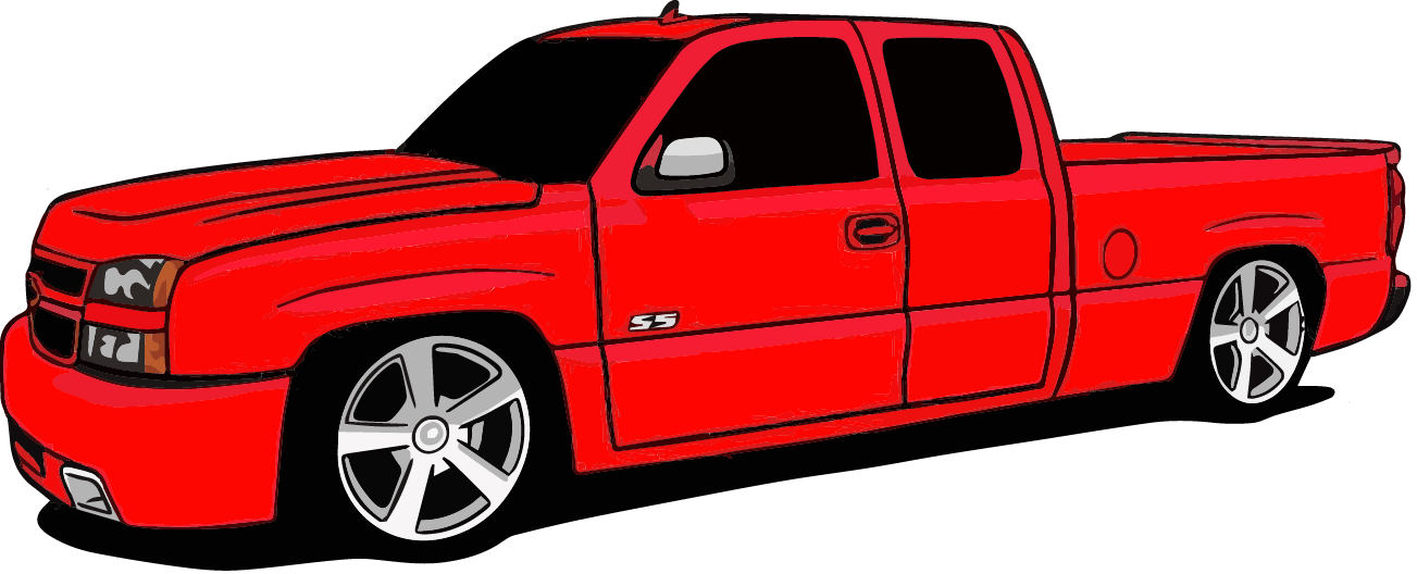 Chevy silverado ss printed decal